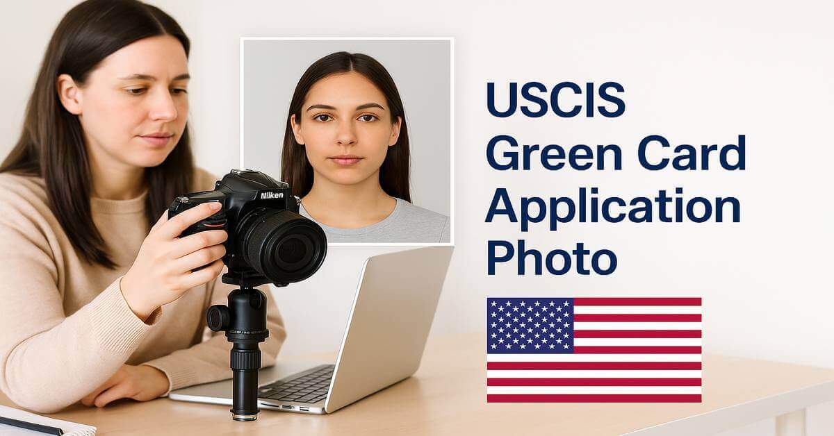 USCIS Green Card Application Photo