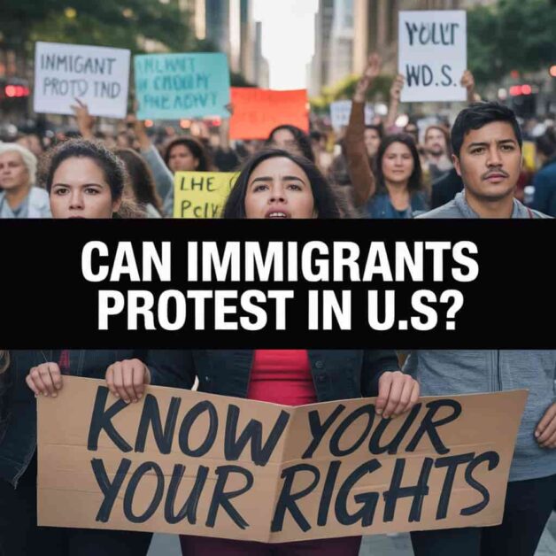 Can Immigrants Protest in U.S