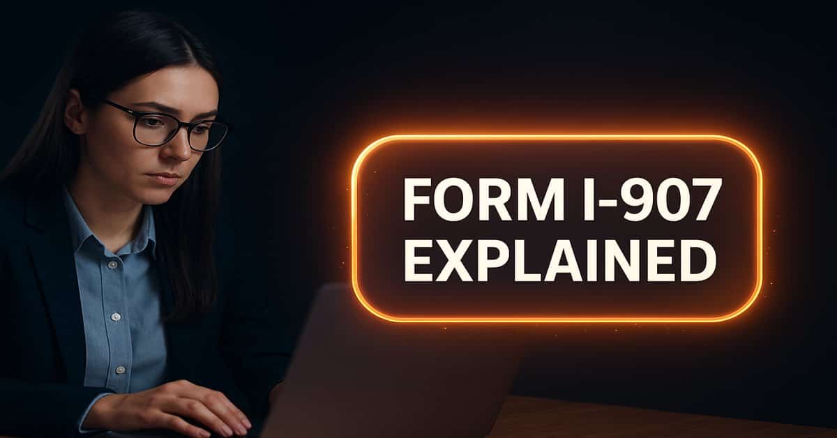 Form I-907 Explained