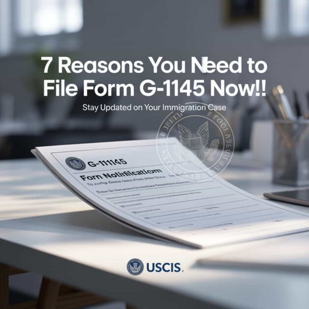 USCIS Form G-1145 for E-Notification